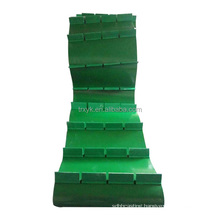 Material transportation ribbed conveyor belting climbing conveyor belt